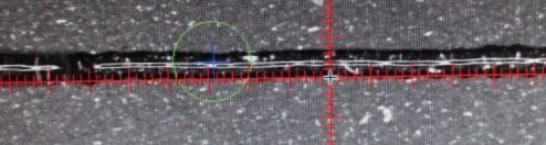 最小線寬0.3mm，穩(wěn)定在0.4-0.5之間。